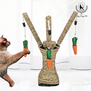 딩동펫 고양이 장난감 당근나무 스크래쳐